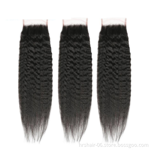 Raw Unprocessed Virgin Peruvian Hair Weave Bundles Italian Yaki Hair 10"-30" Kinky Straight Human Hair